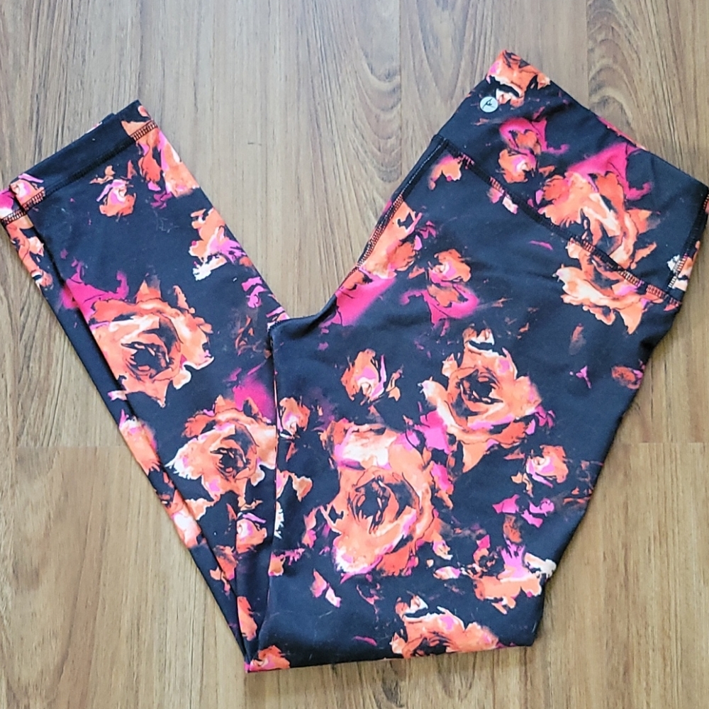 90 degree floral leggings